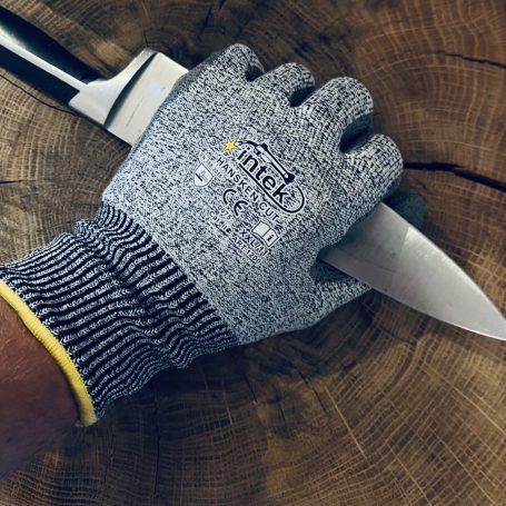Arbeitshandschuh mit Logo - Schnittschutz
