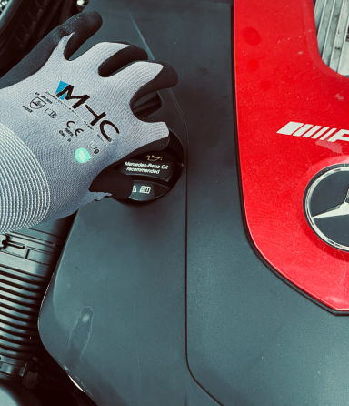 Montagehandschuh mit individuellem Logo und Nitrilbeschichtung